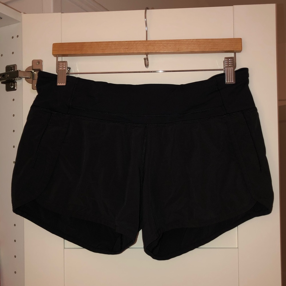 Black lululemon shorts